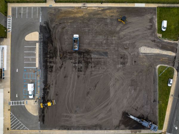 Parking Lot Excavation in Chattanooga